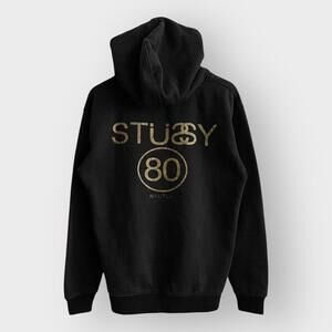 STEAL! 2000s Stussy 80 Jumbo Logo Hoodie (M)